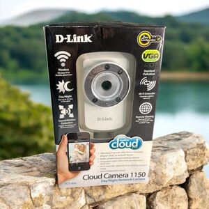 D Link Cloud Camera 1150 Day/ Night Home Office Surveillance- Sound Motion
